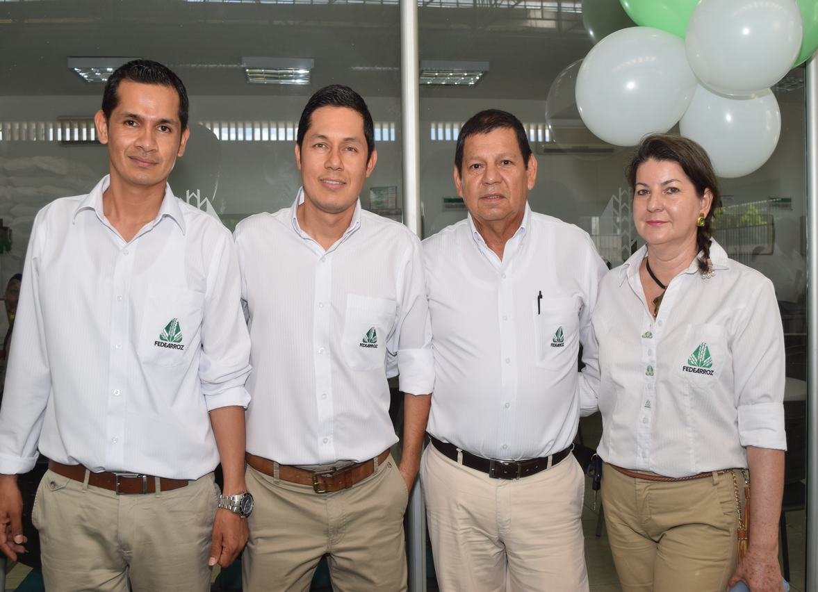 Robinson Córdoba, Jaime Hoyos, Educardo Arévalo, Ligia Acevedo.